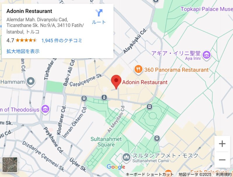 adominrestaurantの地図