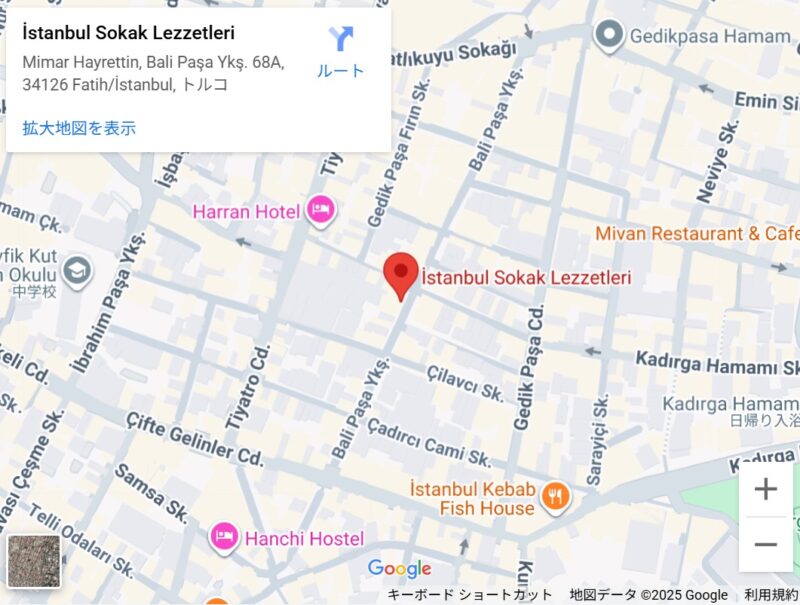 SokakLezzetiTarihiBalıkDürümcüMehmetUstaの地図