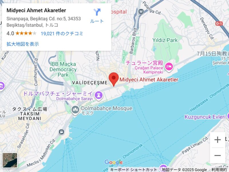 Midyeci Ahmetの地図