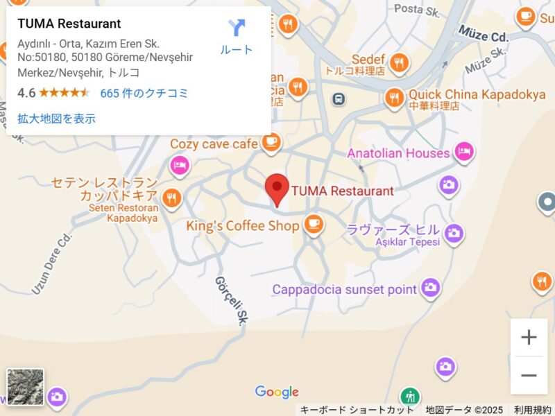TUMArestaurantの地図