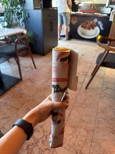 ケバブのラップサンド