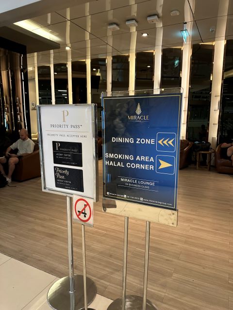タイバンコクスワンナプーム国際空港のMiracle Lounge